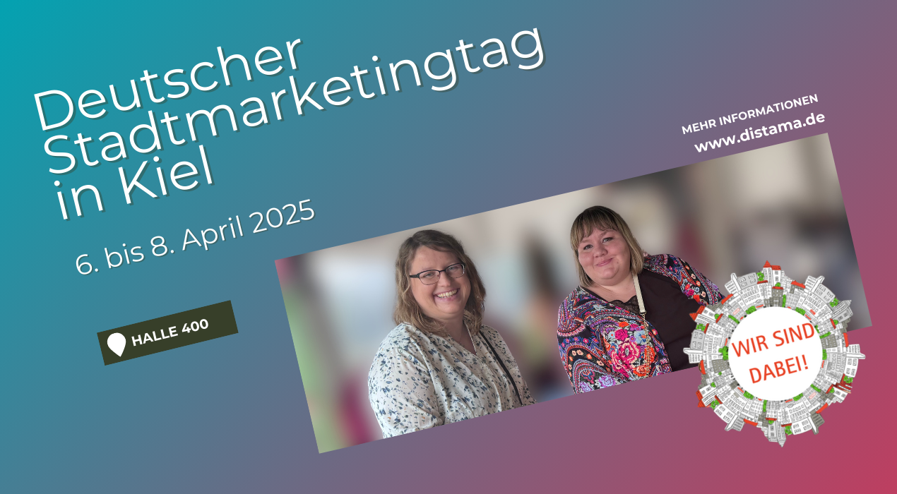 Die Distama ist auf dem Stadtmarketing-Tag in Kiel